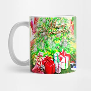 Bird Lovers Christmas Greeting Mug